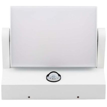 Aplique de parede LED para exterior com sensor LED/17W/230V 4000K IP65 branco