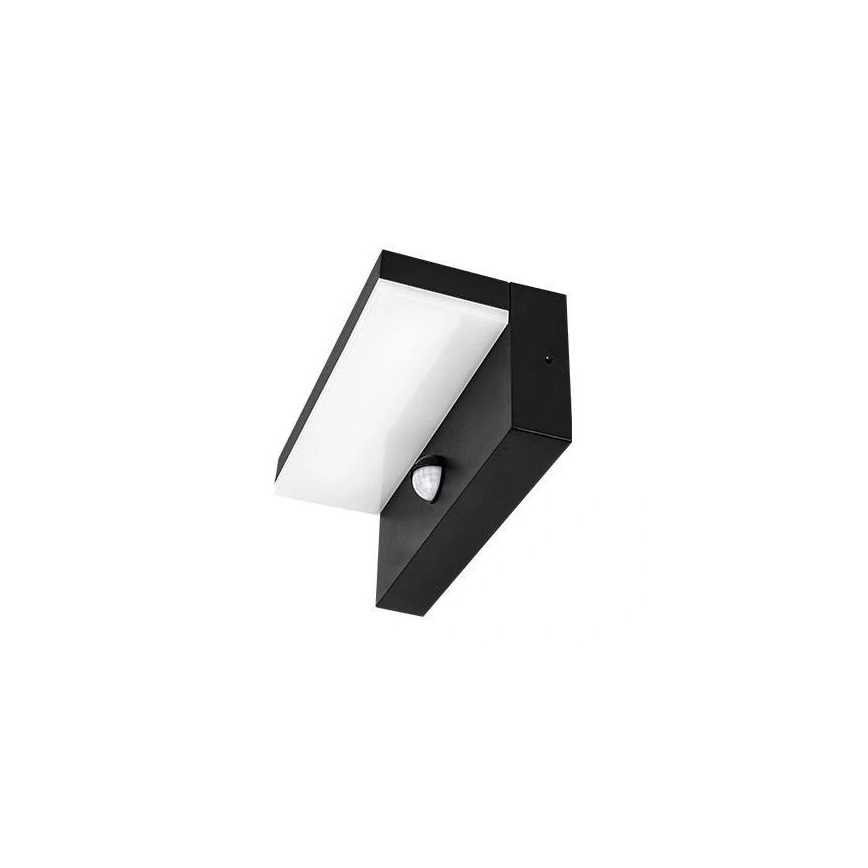 Aplique de parede LED para exterior com sensor LED/9W/230V 4000K IP44 preto