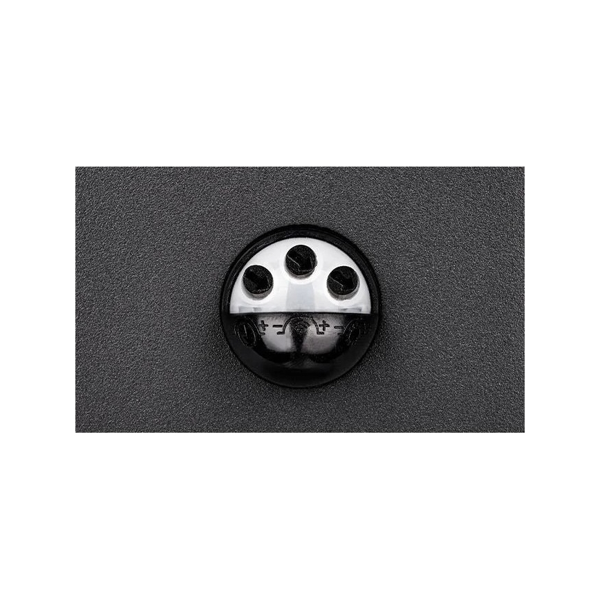 Aplique de parede LED para exterior com sensor LED/9W/230V 4000K IP44 preto