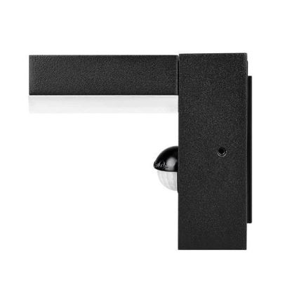 Aplique de parede LED para exterior com sensor LED/9W/230V 4000K IP44 preto