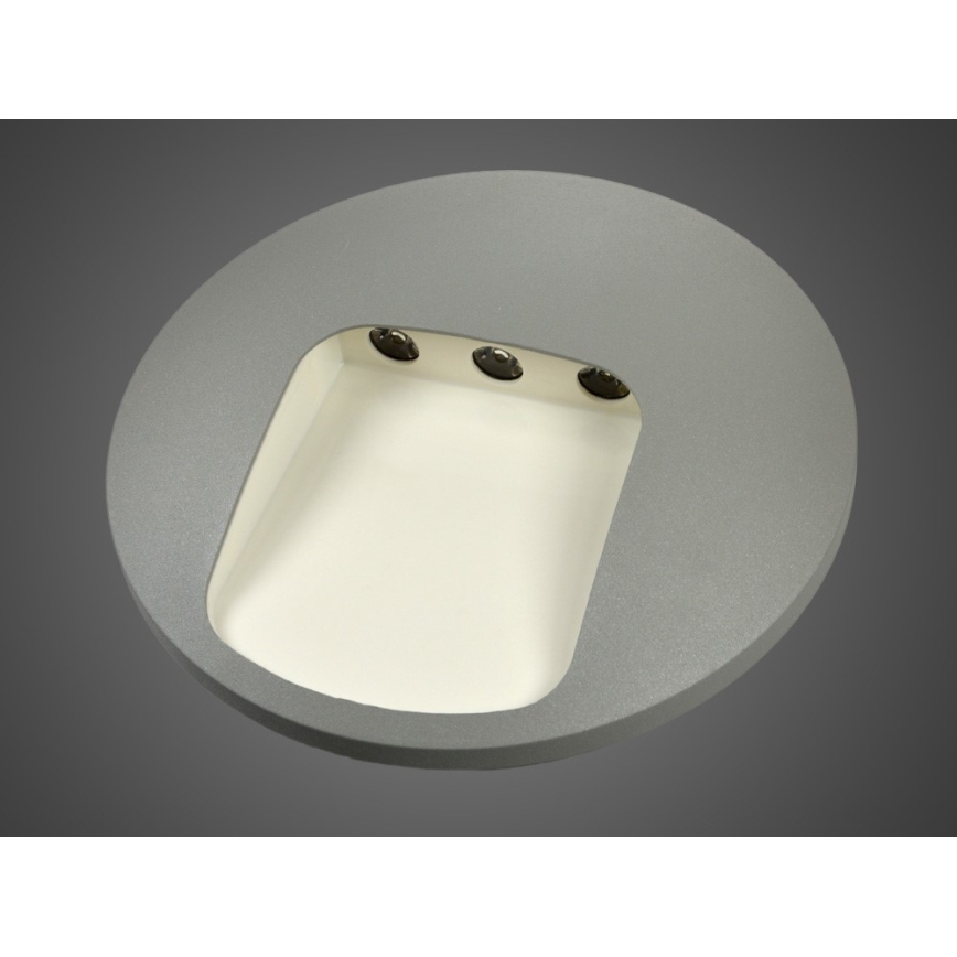 Aplique de parede LED para exterior DACU LED/3W/230V IP54 cinzento