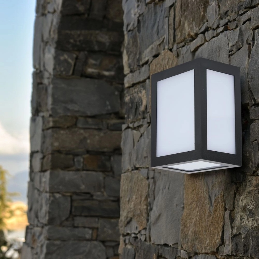 Aplique de parede LED para exterior LED/12W/230V 3000K IP65 preto