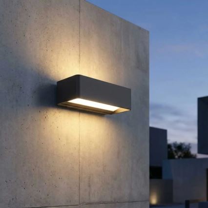 Aplique de parede LED para exterior LED/13W/230V IP65 preto