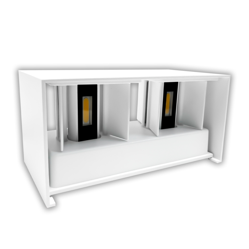 Aplique de parede LED para exterior LED/24W/230V 3000K IP65 branco