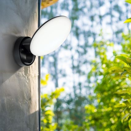 Aplique de parede LED para exterior OLAF LED/10W/230V IP44, preto