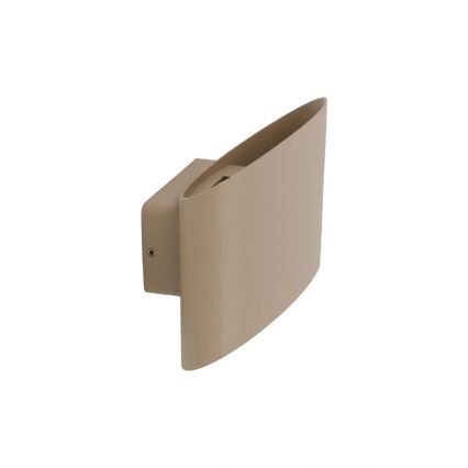 Aplique de parede LED para exterior VERTO LED/5W/230V IP54 bege