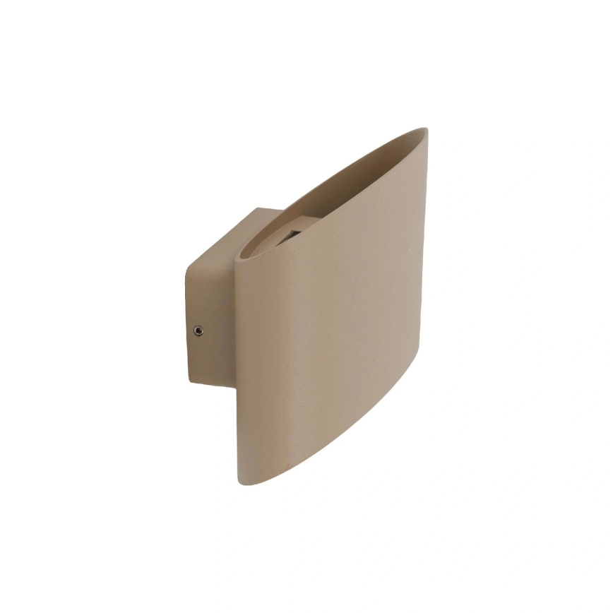 Aplique de parede LED para exterior VERTO LED/5W/230V IP54 bege