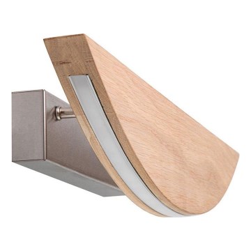 Aplique de parede LED regulável DUBAI LED/6,5W/230V carvalho