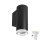 Aplique de parede LED RGBW dimerizável para casa de banho TURYN 1xGU10/4,8W/230V 3000K IP44 preto + controlo remoto