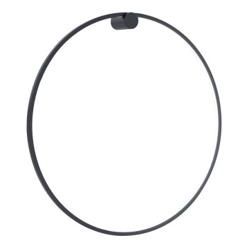 Aplique de parede LED SATURNO LED/46W/230V Ø 80 cm IP44 preto