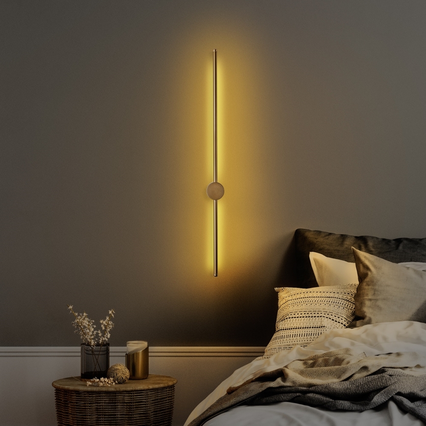 Aplique de parede LED SWORD LED/13W/230V 3000K dourado mate