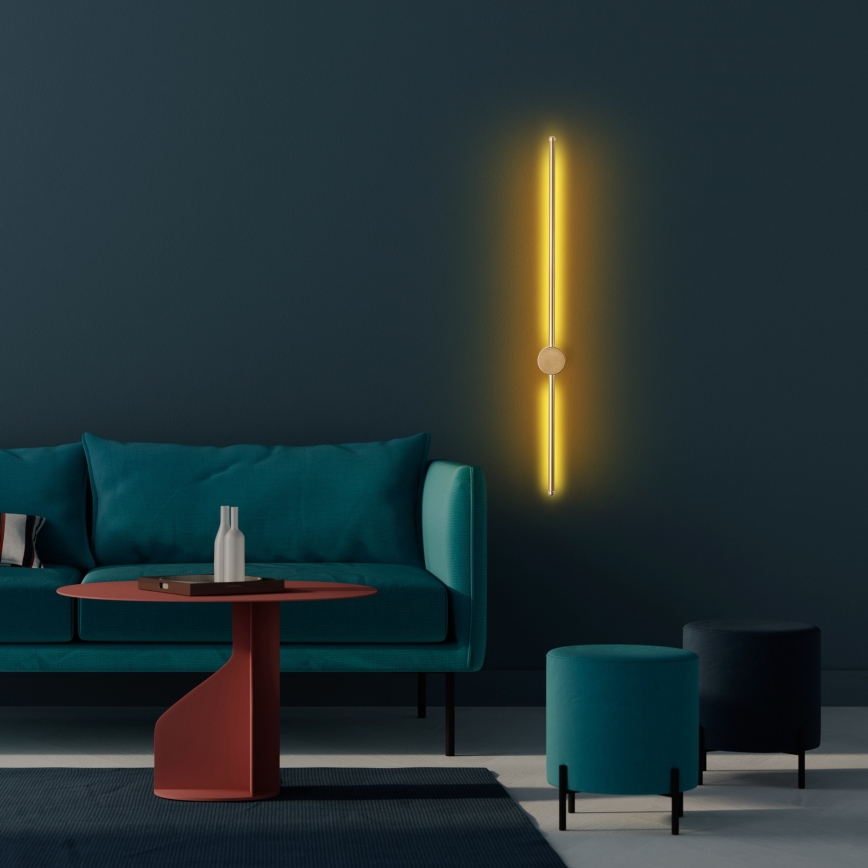 Aplique de parede LED SWORD LED/13W/230V 3000K dourado mate