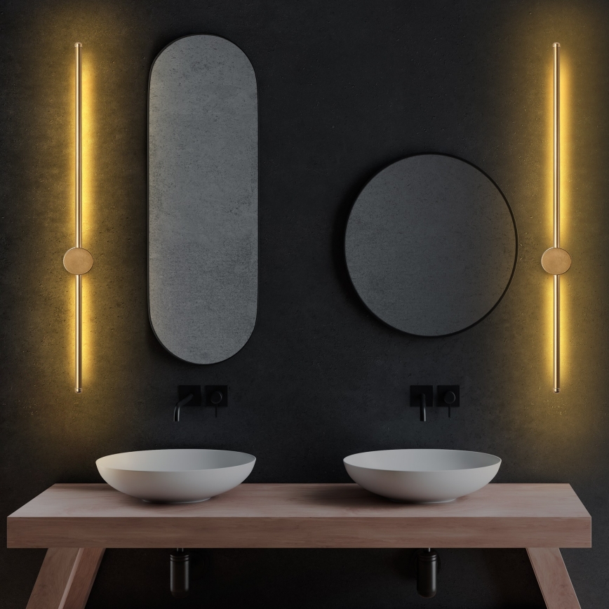 Aplique de parede LED SWORD LED/13W/230V 3000K dourado mate