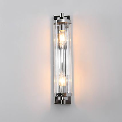 Aplique de parede LORENZO 2xE14/40W/230V cromado brilhante