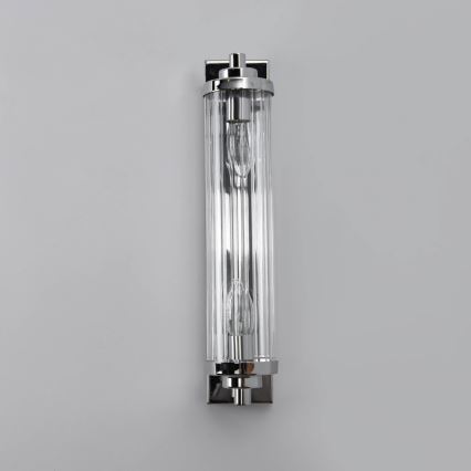 Aplique de parede LORENZO 2xE14/40W/230V cromado brilhante