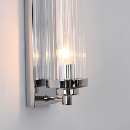 Aplique de parede LORENZO 2xE14/40W/230V cromado brilhante
