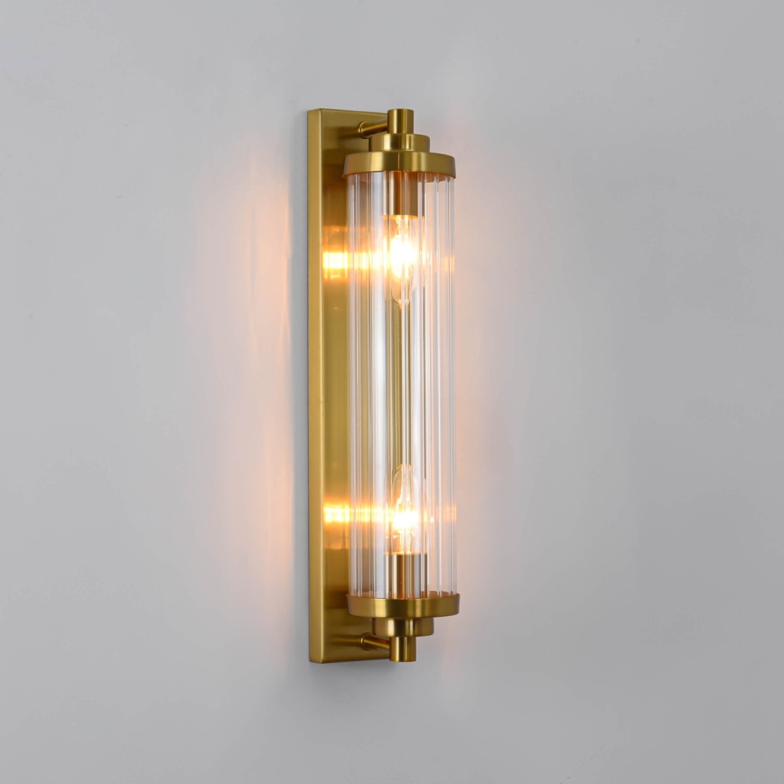 Aplique de parede LORENZO 2xE14/40W/230V dourado