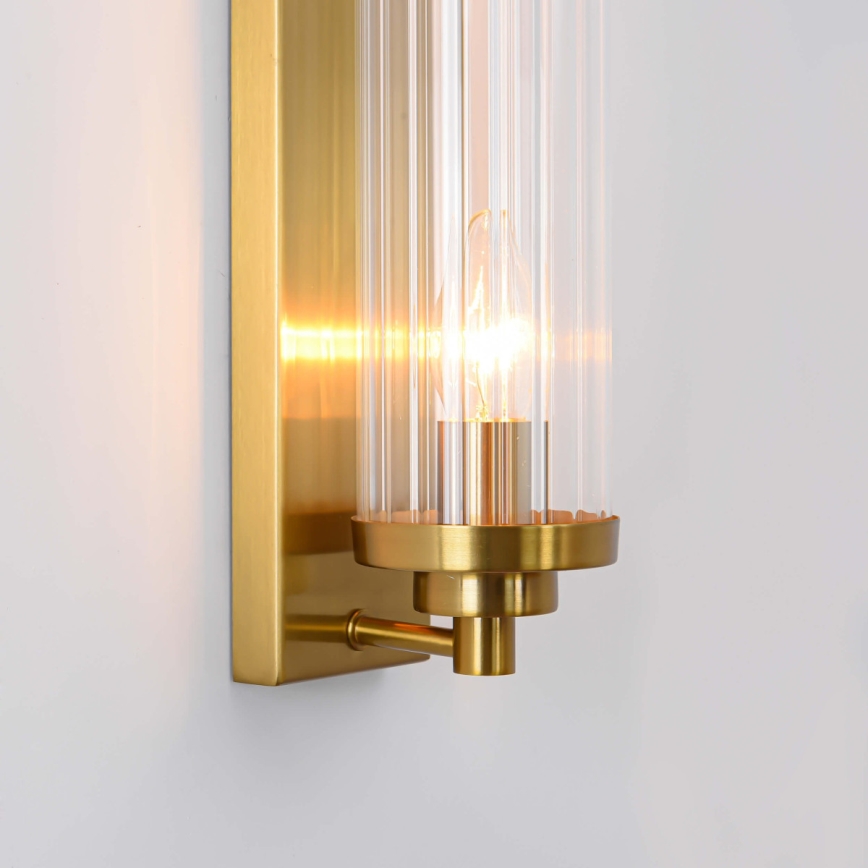 Aplique de parede LORENZO 2xE14/40W/230V dourado