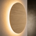 Aplique de parede LUNA 4xG9/8W/230V, Ø 40 cm, carvalho