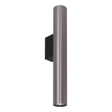 Aplique de parede LUNGOMARE 2xGU10/10W/230V cromado fosco
