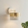 Aplique de parede LUX 1xE27/15W/230V branco/dourado