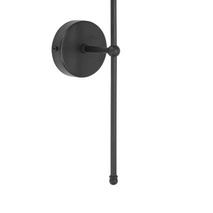 Aplique de parede MADELA 1xE14/40W/230V juta/preto