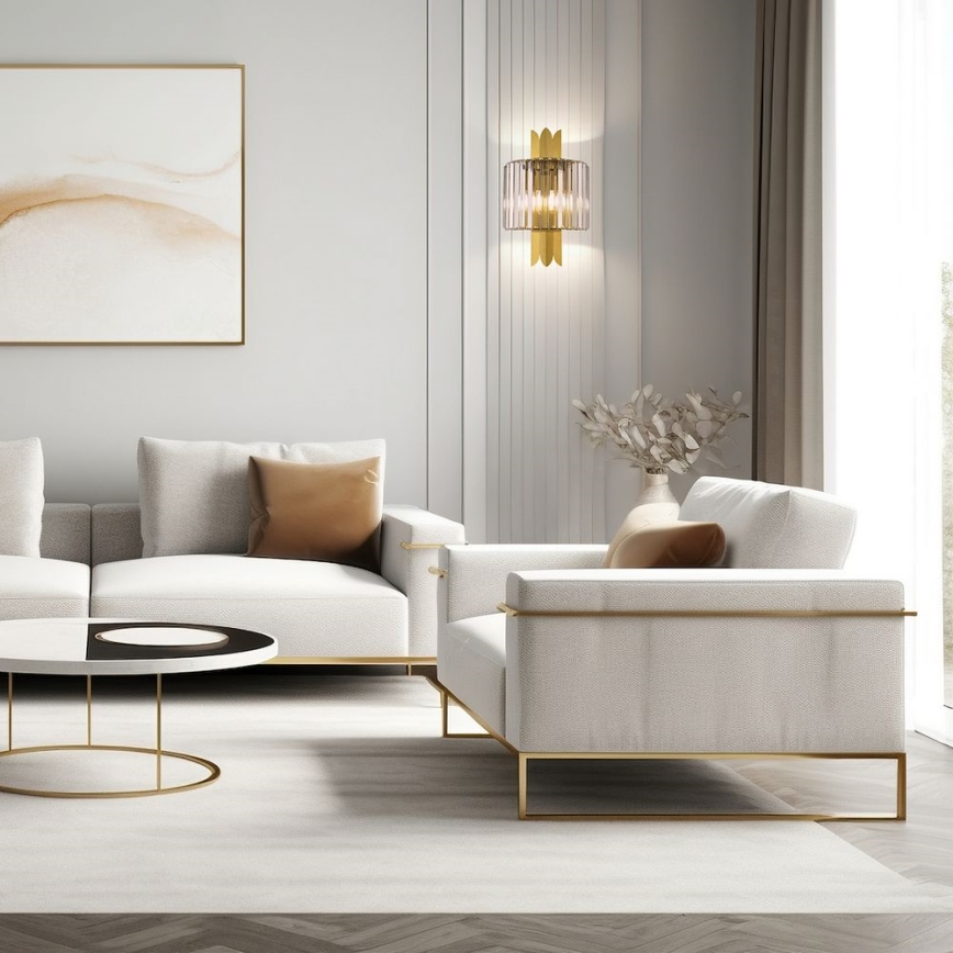 Aplique de parede MARGOT 2xE14/40W/230V dourado