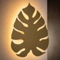 Aplique de parede MONSTERA 3xG9/8W/230V dourado