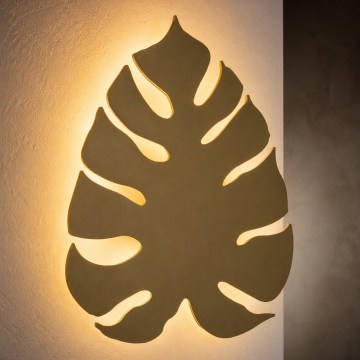 Aplique de parede MONSTERA 3xG9/8W/230V dourado