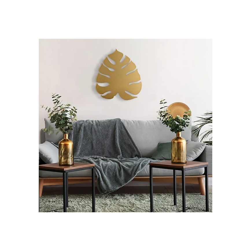 Aplique de parede MONSTERA 3xG9/8W/230V dourado