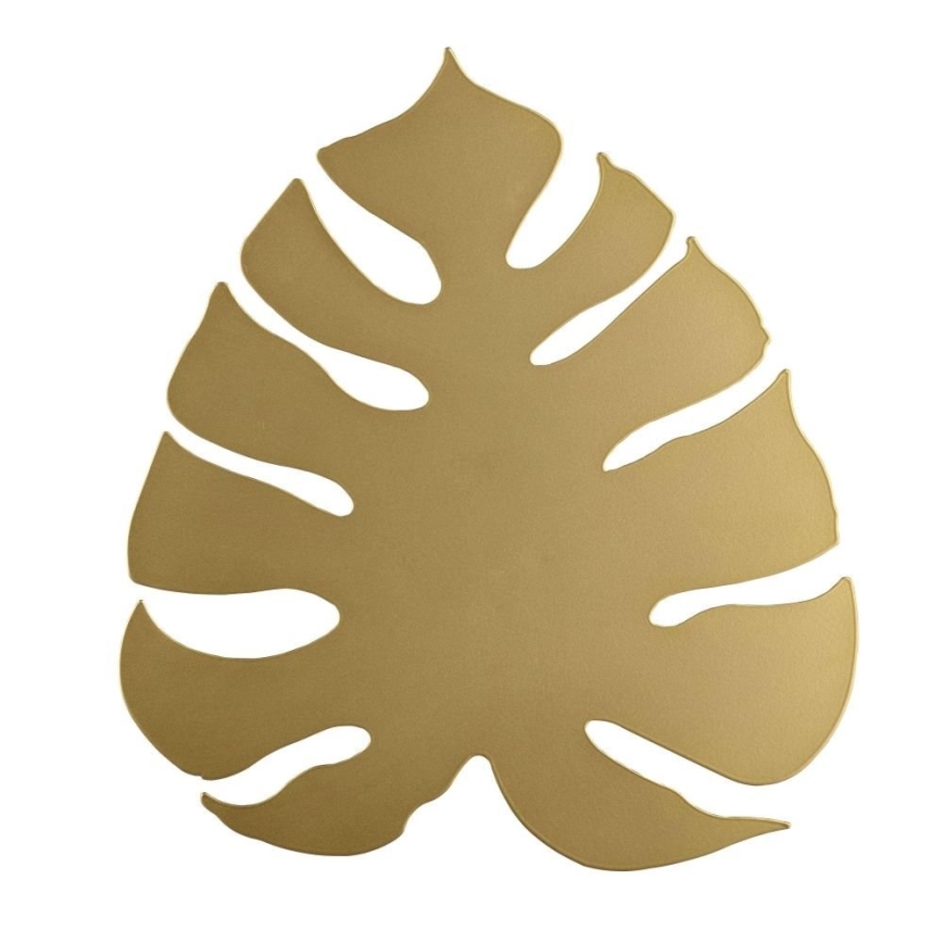 Aplique de parede MONSTERA 3xG9/8W/230V dourado