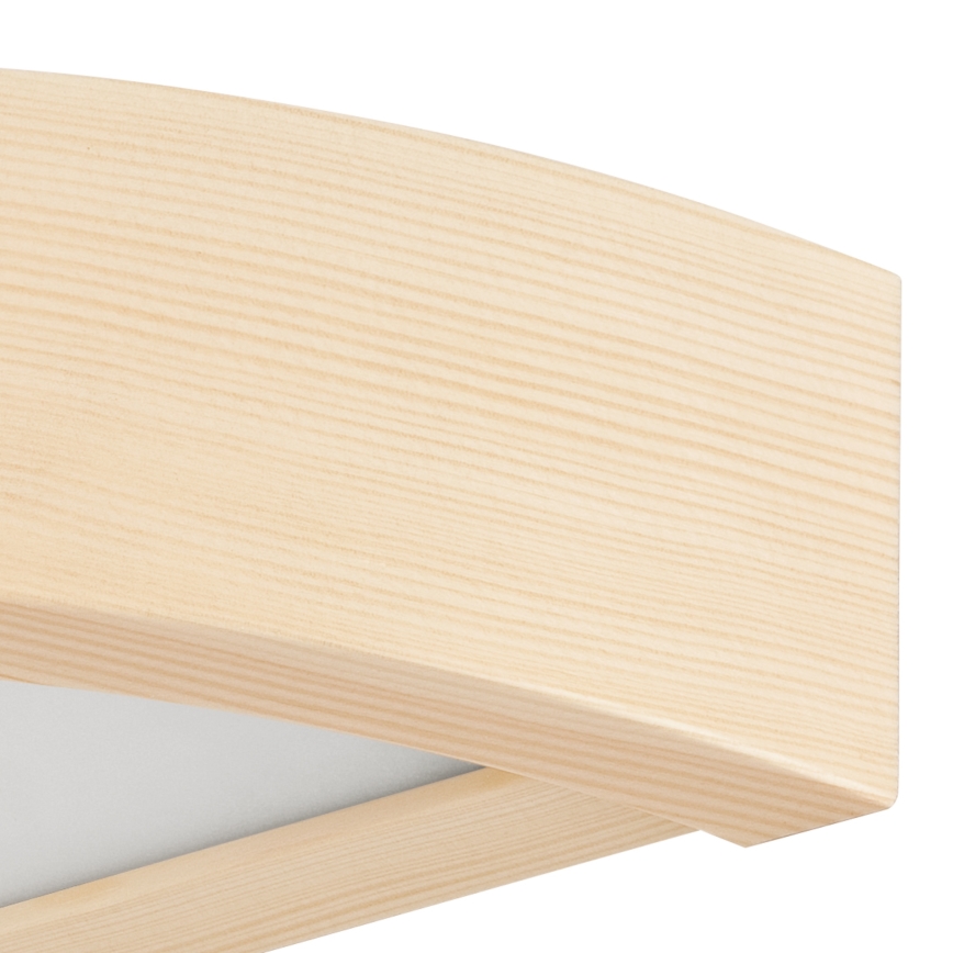 Aplique de parede NATURAL 1xE27/60W/230V pinho/bege