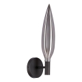 Aplique de parede NORDIC 1xG9/5W/230V preto/cinzento fumado