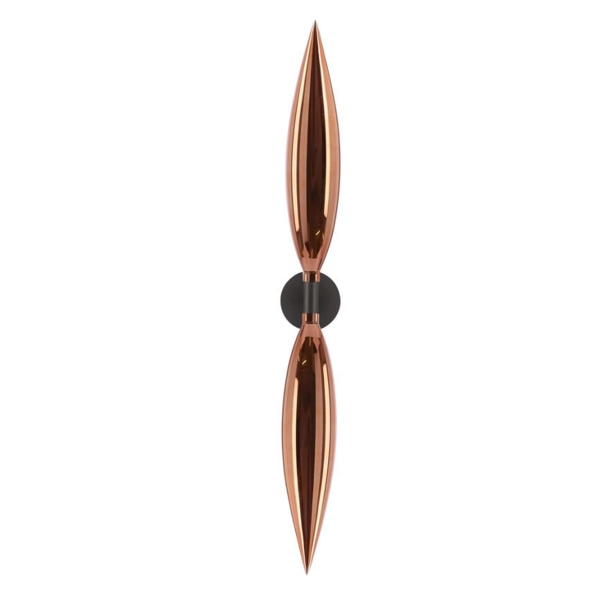 Aplique de parede NORDIC 2xG9/5W/230V preto/cobre