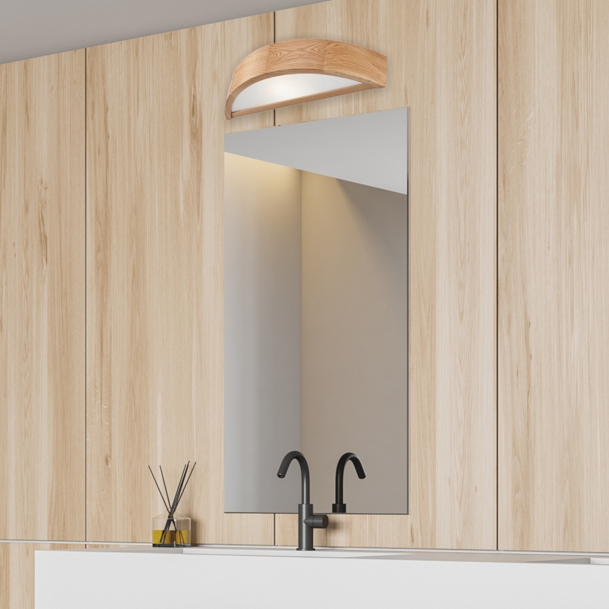 Aplique de parede OAK 1xE27/60W/230V carvalho
