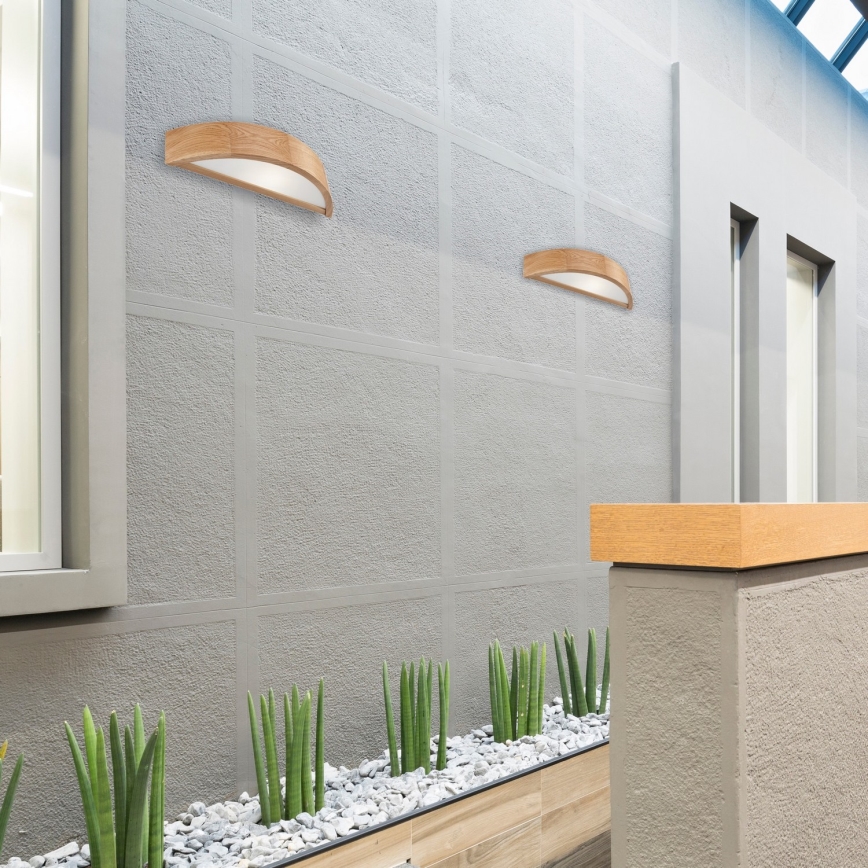 Aplique de parede OAK 1xE27/60W/230V carvalho