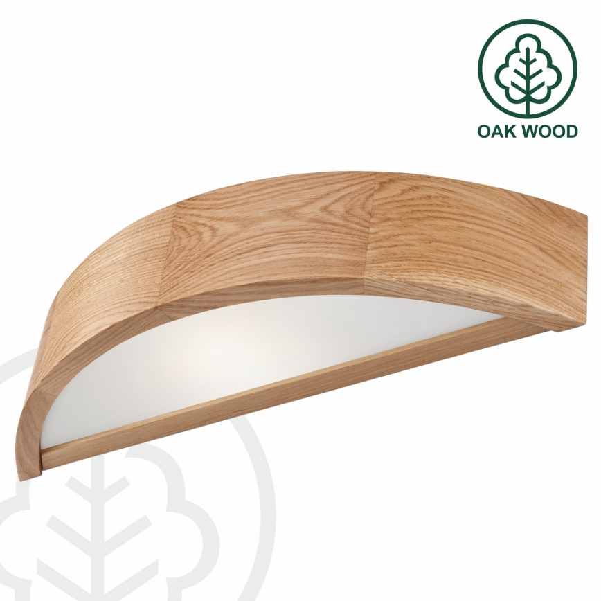 Aplique de parede OAK 1xE27/60W/230V carvalho
