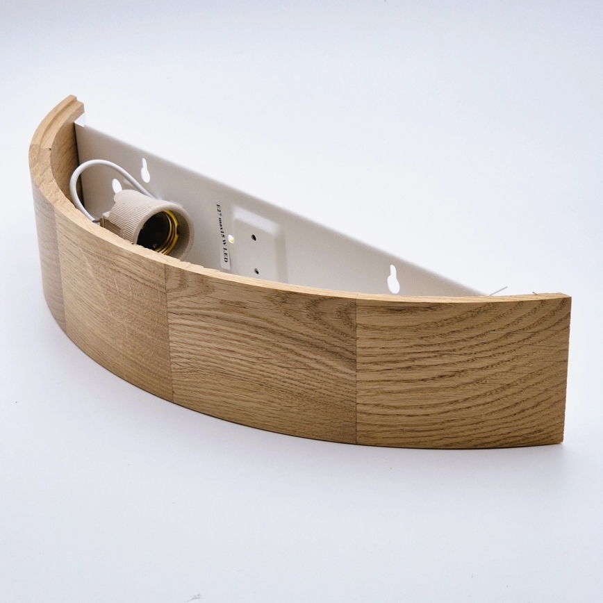 Aplique de parede OAK 1xE27/60W/230V carvalho