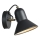 Aplique de parede orientável ASTAMA 1xE27/40W/230V preto/latão