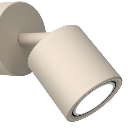 Aplique de parede orientável DEMIA 1xGU10/8W/230V bege