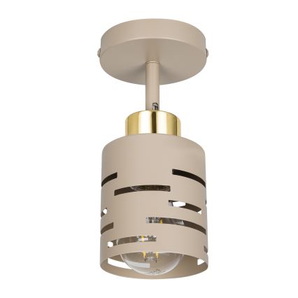 Aplique de parede orientável ELEN 1xE27/35W/230V bege/dourado