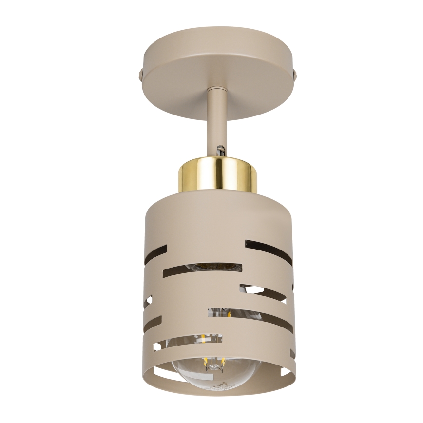 Aplique de parede orientável ELEN 1xE27/35W/230V bege/dourado