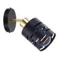 Aplique de parede orientável ELEN 1xE27/35W/230V preto/dourado