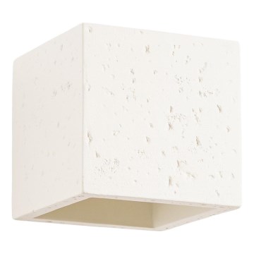 Aplique de parede orientável QUAD 1xG9/8W/230V betão/creme