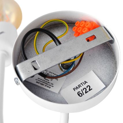 Aplique de parede OXFORD 1xE27/15W/230V, branco