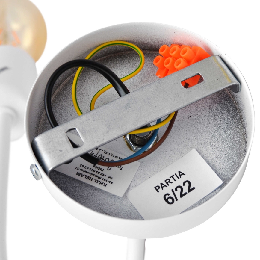 Aplique de parede OXFORD 1xE27/15W/230V, branco