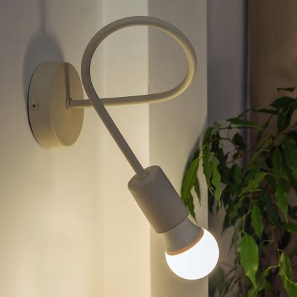 Aplique de parede OXFORD 1xE27/15W/230V cor creme