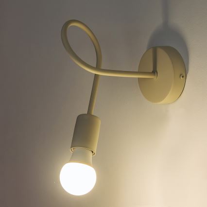 Aplique de parede OXFORD 1xE27/15W/230V cor creme