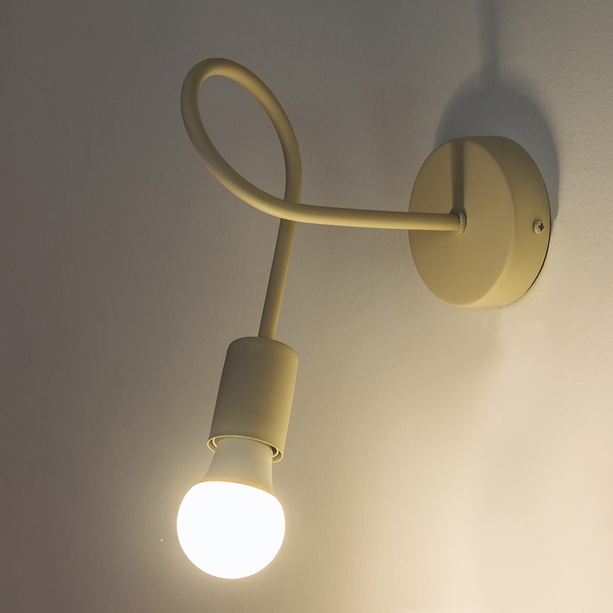 Aplique de parede OXFORD 1xE27/15W/230V cor creme