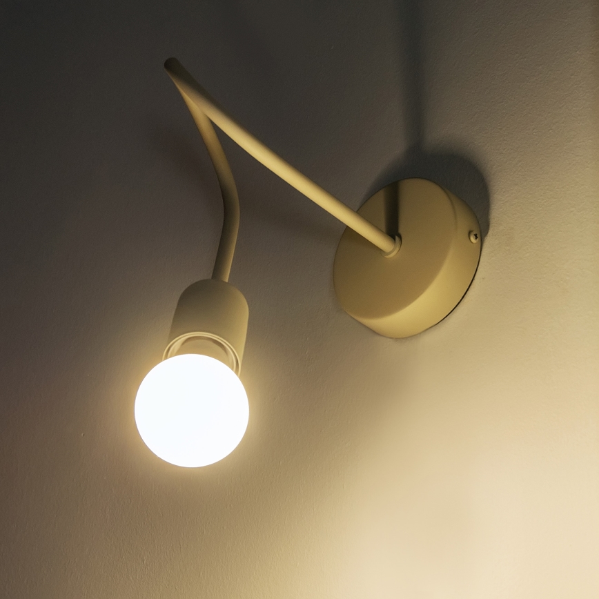 Aplique de parede OXFORD 1xE27/15W/230V cor creme